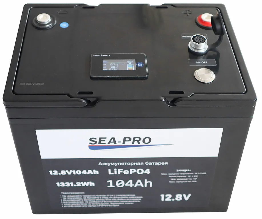 ������� ����������� SEA-PRO LiFePOL4 12.8V 104 Ah