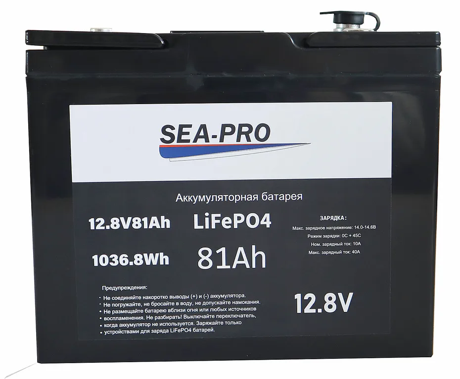 ������� ����������� 12� 81�� LiFePo4 Sea-Pro