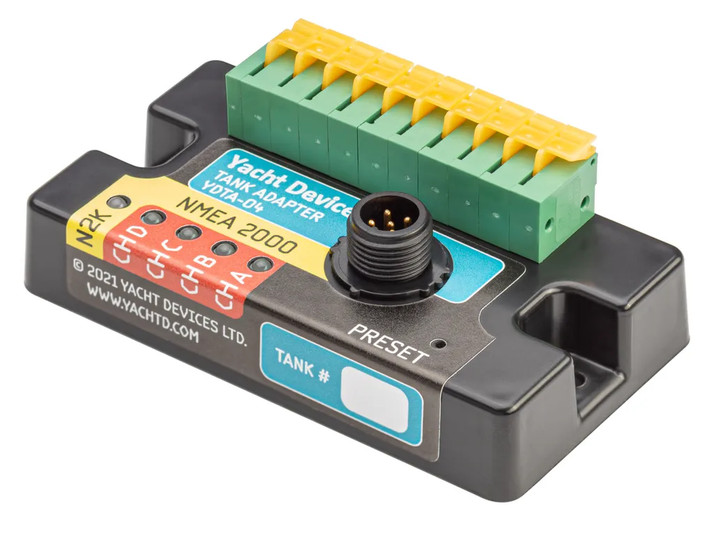 NMEA2000 ������� ��� �������� ������ �������� YDTA-04 NMEA 2000 Micro Male, 4 x Tanks