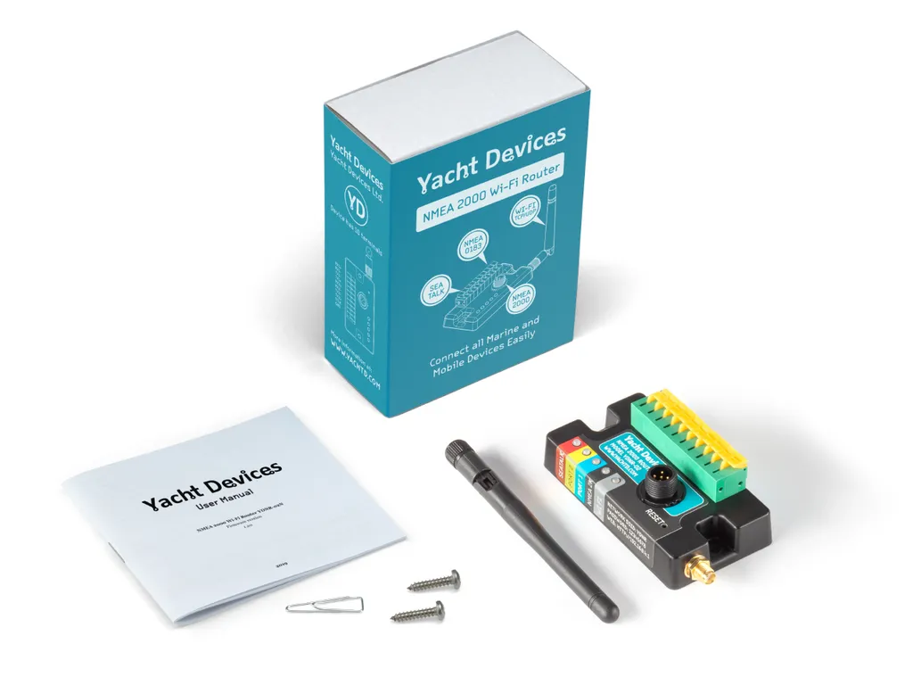 ������ NMEA 2000/0183/ SeaTalk1/WiFi YDNR-02 NMEA 2000 Micro Male, 2 x NMEA0183, SeaTalk