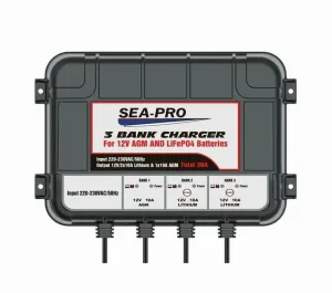 �������� ���������� SEA-PRO (1�12� AGM, 2�12� LiFePO4) ��� ������� �������������